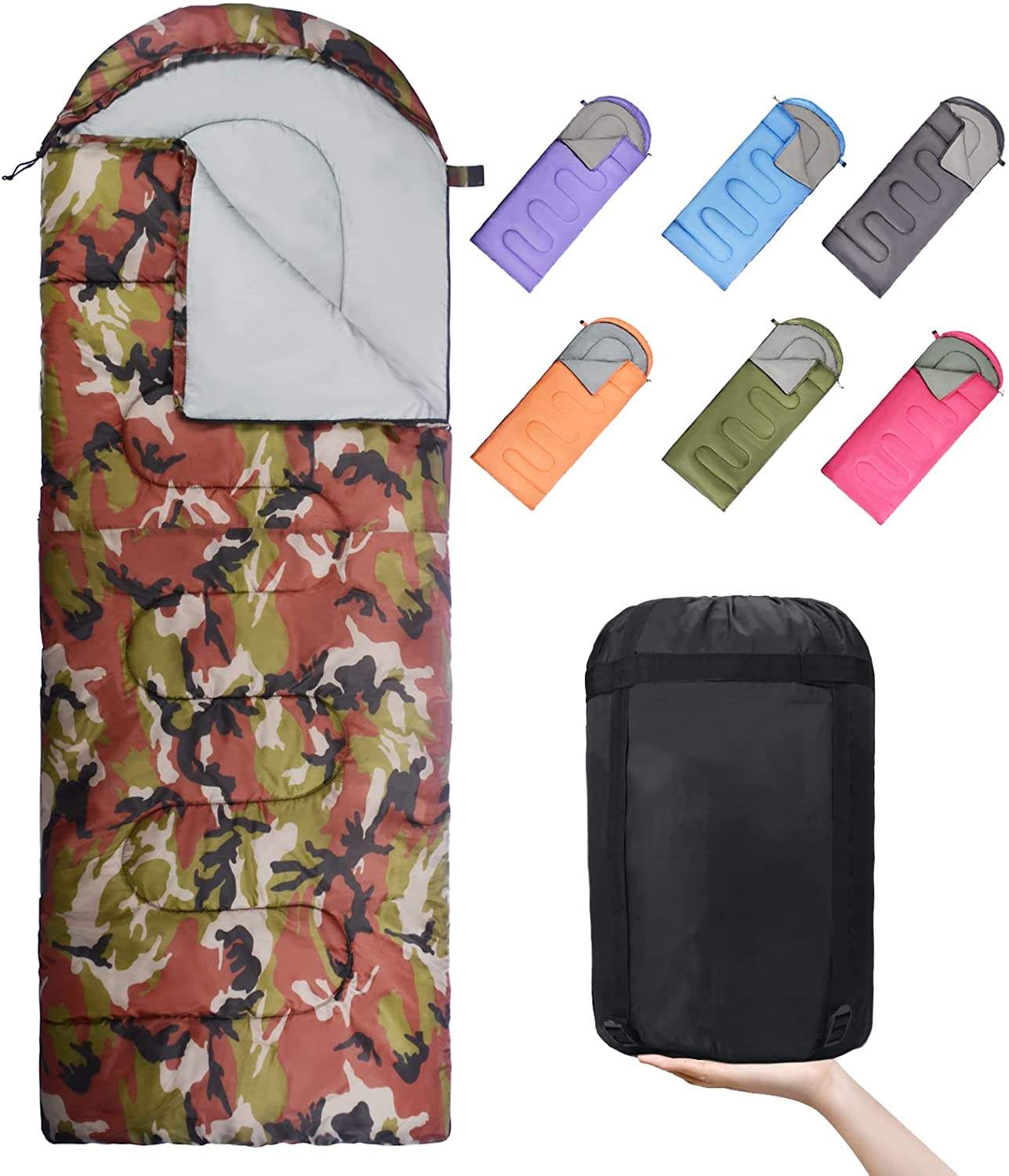 Sacco A Pelo Leggero Impermeabile - Per Escursioni, Viaggi E Outdoor - Foto 12