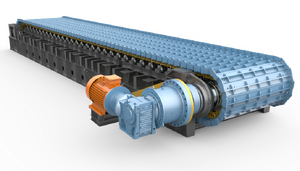Elektrikli otomatik taş ocağı cevheri önlük zincir plaka besleyici konveyör inşaat kullanımı için çimento Mineral çin Apron taşıma makinesi satılık - Product Image 2