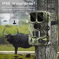 Caméra de surveillance de la faune sauvage infrarouge 4K 48M avec connexion Wi-Fi et contrôle par application, portée IR 20m/85ft, télécommande, détection de mouvement, IP66