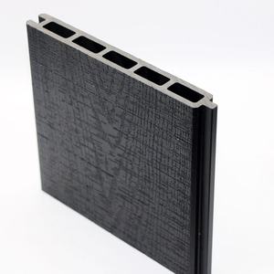 سياج خارجي مركب من الخشب والبلاستيك مقاوم للماء ويوفر الخصوصية، لوح سياج WPC للحدائق/الديكور الخارجي - Product Image 1