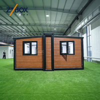 ZYBOX Maison Modulaire Préfabriquée 20ft 40ft Prête à l'Expédition, Villa Conteneur Extensible avec JOMOO pour les Unités USA AU ADU