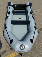 Bateau de pêche gonflable en caoutchouc PMC280 Solar Marine, nouvelle conception, 4 personnes, pliable, 0,7 mm, 280 cm, pont pneumatique en PVC, kayak à rames pour la mer