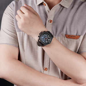 Luyigir — montre de luxe pour hommes, bracelet en cuir véritable, Chrono résistant à l'eau, en stock, nouvelle collection 2052 - Product Image 5