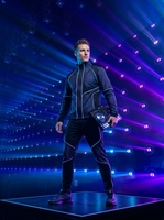 Nouvelle lumière à matrice de faisceaux de pixels LED 3D à quatre têtes pour la décoration de plafond de discothèque, la décoration murale, le fond de scène