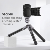 Trípode pequeño ajustable para teléfono, soporte Flexible y plegable para mesa, envío gratis