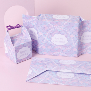 Wholesale High Quality Birthday <b>Tissue</b> Rolls Mermaid Gift Packaging <b>Wrapping</b> <b>Paper</b> Roll Uperior Craftsmanship - Product Image 4