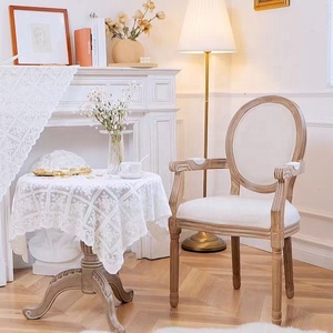 Silla de madera de lujo con respaldo de tela para el hogar, sillón de lujo para eventos, bodas, Francia, nuevo diseño - Product Image 3