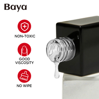 BAYA Top Coat Sans Essuyage Haute Brillance Résistant aux Rayures Sans HEMA Ni TPO Marque Professionnelle pour Techniciennes Ongulaires OEM ODM Fournisseur en Gros Usine Marque Privée