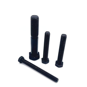 Thép carbon Hex <span class=keywords><strong>Bolt</strong></span> 4.8 5.8 8.8 M10 M20 Đen Mỹ hình lục giác Half-tooth <span class=keywords><strong>Bolt</strong></span> - Product Image 3