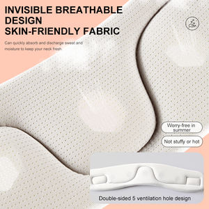 Penyangga Leher Tulang Belakang yang Dapat Disesuaikan untuk Tidur, Penyangga Leher Busa Lembut, Kerah Serviks <span class=keywords><strong>Universal</strong></span> - Product Image 5