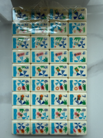 Tropische Zomer Fruit Strand Amerikaanse Mahjong Set, 160 Stuks Crème Acryl Op Maat Geïllustreerde Tegels, Opvouwbare Opbergkoffer
