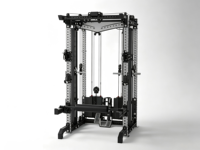 Appareil de musculation multifonctionnel tout-en-un avec machine Smith convergente pour usage commercial en musculation