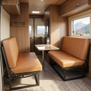 Sièges de voiture modifiés en cuir AutoLiuma L107 Flip-Up X, personnalisés et confortables, pour <span class=keywords><strong>camping</strong></span>-<span class=keywords><strong>car</strong></span> et fourgonnette, services professionnels - Product Image 5