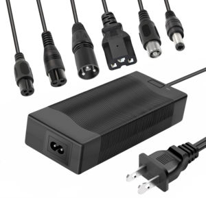 Chargeur de batterie lithium-ion <span class=keywords><strong>XVE</strong></span> 54,6 V 2 A pour vélo électrique 48 V, scooter électrique, chargeur <span class=keywords><strong>XVE</strong></span>-5460200 avec certifications CE, PSE, UL, SAA, KC - Product Image 4