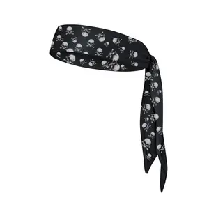DOMHO European American Sports Headscarf Breathable Toka Fabric Hair Belt For Men Women Sweat-Absorbing Fitness Tennis Guide