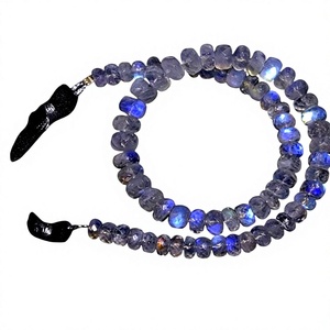 FAIJAN GEMS ลูกปัดมูนสโตนทรงรอนเดลล์ธรรมชาติ คาโบชอง ขนาดปรับแต่งได้ อัญมณีเม็ดเดี่ยวจากรัฐราชสถาน รับรองโดยบุคคลที่สาม เครื่องประดับ - Product Image 1