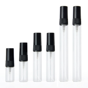 Du lịch nhỏ nước hoa <span class=keywords><strong>Atomizer</strong></span> 2ml 3ml 5ml 10ml mỏng rõ ràng/hổ phách Nước hoa thủy tinh Tester lọ mẫu chai nước rửa tay phun - Product Image 4