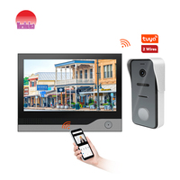 Interphone vidéo intelligent Tuya Morning Tech 2 fils avec écran tactile 7 pouces, contrôle d'accès et audio bidirectionnel OEM