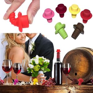 Accessoires de cuisine étanches : Bouchons de bouteille de vin et bouchons de flacon réutilisables en silicone - Product Image 5