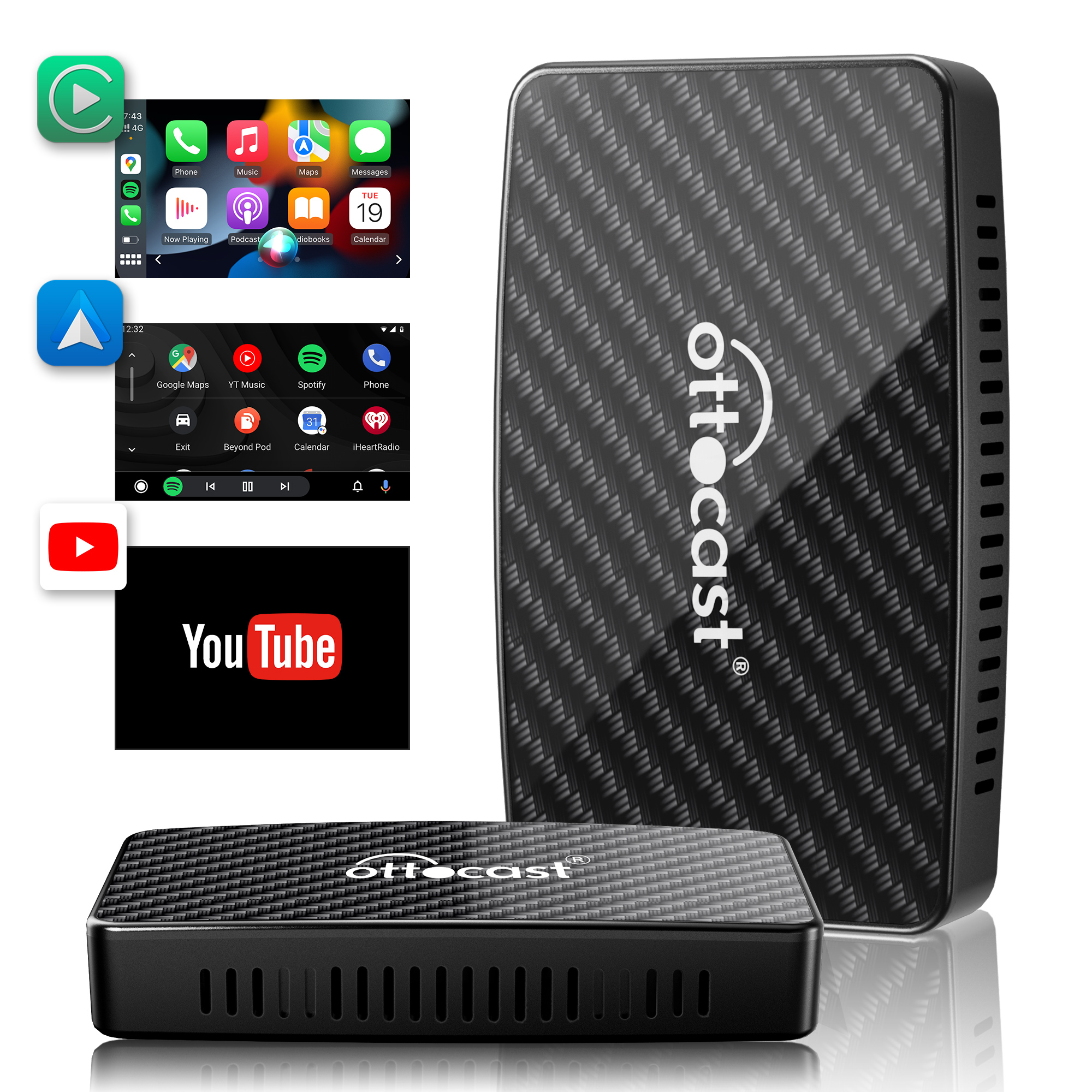 Ottocast Wireless Android Car Smart Box - High Performance