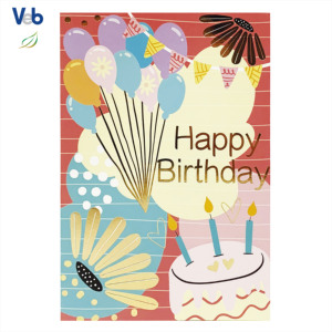 Collection mensuelle de cartes de remerciement personnalisées faites à la main, design gâteau pop-up, carton couché, designers professionnels, découpe laser dorée - Product Image 2