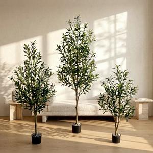 Árbol de <span class=keywords><strong>Olivo</strong></span> Artificial Realista en Maceta, Planta Biónica Simulada para Decoración de Interiores, Hogar u Oficina, Estilo Nórdico, Gran Volumen de Vegetación - Product Image 1