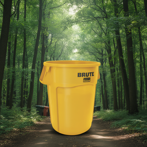 Bidone per Rifiuti Brute 167 L Giallo per Uso Industriale Pesante - Product Image 3