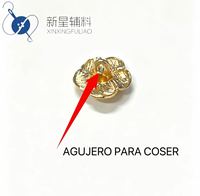 Boutons en métal texturés 3D en forme de camélia, boutons décoratifs pour blazer, robe, veste pour femmes