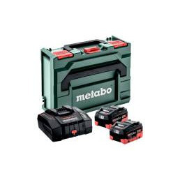 ชุดเครื่องมือ Metabo Base Set 2 X LiHD 10 Ah ASC 290 MetaBox 145 ระบบแบตเตอรี่ 18 โวลต์ - Product Image 3