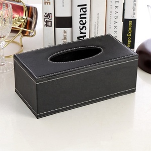 Nordic Boxes Baby Napkins Faux Leather Luxury Fashion High Grade Home Tissue Storage Box - Product Image 2