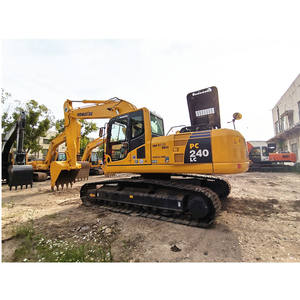 Excavatrice sur chenilles hydraulique Komatsu d'occasion, Komatsu PC 240 d'origine, pelle d'occasion, matériel d'occasion - Product Image 1