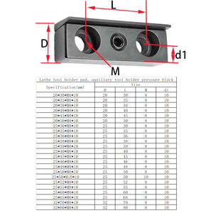 Bloque de Presión para Herramientas de Torno CNC, Se Utiliza para Soporte de Herramientas CNC de 8/12 Estaciones y Torreta de Soporte de Herramientas Eléctricas - Product Image 2