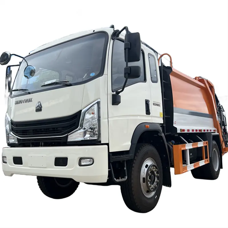 Sinotruck-HOWO tout neuf 2023 4cbm 4x2 mini prix de treuil de camion à ordures