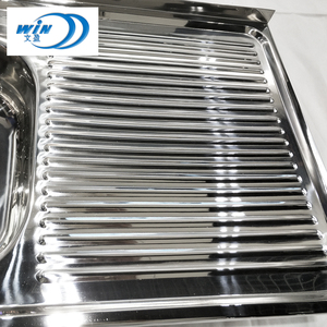 Fregadero de cocina de 120X50cm, doble cuenco, de acero inoxidable, Rectangular, moderno, WY-12050DB, Wenying, oem, Inset, 70/110mm - Product Image 5
