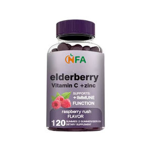 Vente en gros de produits de santé personnalisés : Gummies à la vitamine C et Gummies aux baies d'églantier 3-en-1, puissants antioxydants - Product Image 1