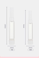 Flacon PP cosmétique double compartiment 4ml pour mélange eau-poudre et 7ml pour poudre lyophilisée liquide, idéal pour les soins de la peau