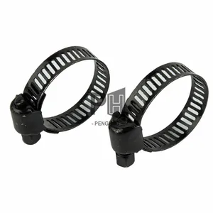 Abrazaderas de manguera de accionamiento de acero inoxidable ajustables de 6-38mm, accesorios de sistema de refrigeración, Clips de gusano de línea de combustible, Clips de abrazaderas de manguera