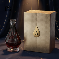 Boîte cadeau à vin double porte personnalisée de haute qualité avec gaufrage, fermeture magnétique, en matériau recyclable pour deux bouteilles et spiritueux
