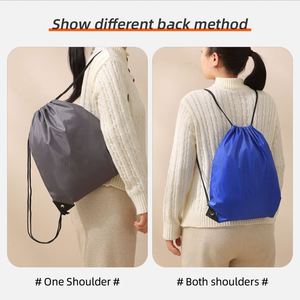Custom Printing Logo Promotional Drawstring Bag Sport Football Backpack Drawstring Bag - Product Image 6