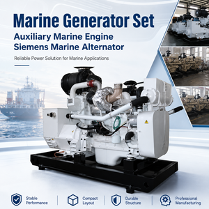 Generador Marino de 50kw 62.5kva Marca [Brand Name], Modelo CCFJ50, Motor Marino Auxiliar de 86HP D226B-3CD, Alternador Marino - Product Image 5