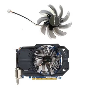 สำหรับ Gigabyte HD 7770 radon GT 640 GTX 550 650 660 650Ti 750 <span class=keywords><strong>ATI</strong></span> <span class=keywords><strong>Radeon</strong></span> R9การ์ด200พัดลมระบายความร้อน T129215SM 95มม. - Product Image 1