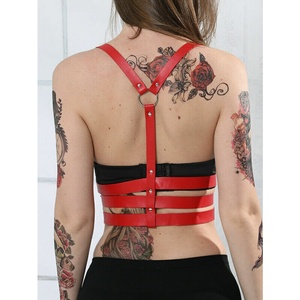 Réglable Punk cuir ceinture corps bretelles femmes Sexy taille Bondage jarretière harnais Lingerie sous-vêtements pour Rave Party - Product Image 4
