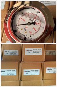 Manômetro de Pressão de Óleo Hidráulico G 1/4 Thread 60/100/160/250/<span class=keywords><strong>400</strong></span> <span class=keywords><strong>Bar</strong></span> 017250005 016372007 275726009 016373006 - Product Image 6