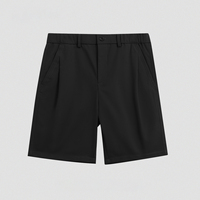 Shorts Homme Décontractés Coupe Slim Été 2024 Luxe Respirant Nylon Spandex Taille Haute Imprimé Uni Teint Logo Haute Qualité