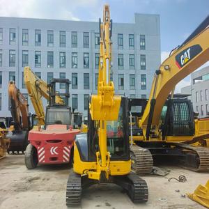 Mini-excavatrice Komatsu PC35 d'occasion, modèle 2020, 3,6 tonnes, type chenilles, pour le creusement de vergers et la construction de canalisations municipales - Product Image 4