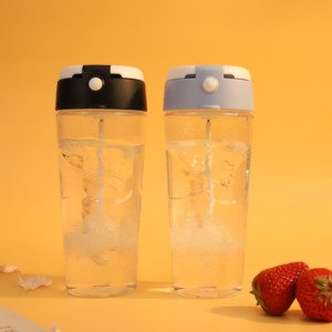 プラスチック製400ml/600mlフィットネスミキサーボトルシェイカーボトルポータブルブレンダー電動USBセルフミキシングプロテインシェイカー - Product Image 2