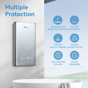 เครื่องทำน้ำอุ่นแบบไม่ใช้ถัง  แบบทันที  ไฟฟ้า  สำหรับโรงแรม  ก๊อกน้ำ  ขนาดเล็ก  ใช้สำหรับอาบน้ำ - Product Image 3