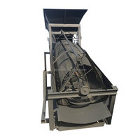 Convoyeur à bande de 500 mm de largeur, maille de tamis de 8 mm, gravier, sable de rivière, machine de criblage de sable portable pour l'usine de lavage d'or de placer