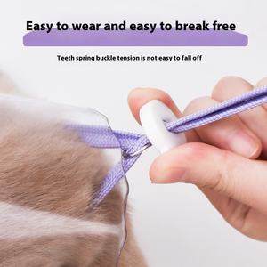 Bozal de Plástico Veterinario Anti-mordidas, Anti-miados y Anti-masticación para Gatos - Product Image 3