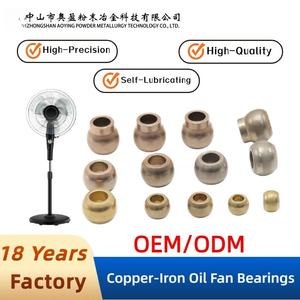 Roulement de ventilateur électrique en métallurgie des poudres frittées, autolubrifiant, imprégné d'huile, ID8*S16*H11mm, matériel de haute qualité, vente en gros - Product Image 1